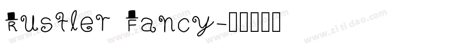 Rustler Fancy字体转换